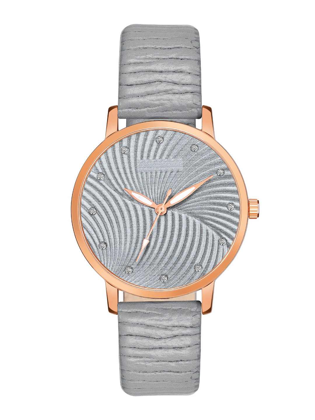 DOUBLERUN Women Dial & Leather Straps Analogue Multi Function Watch H05NMT-385