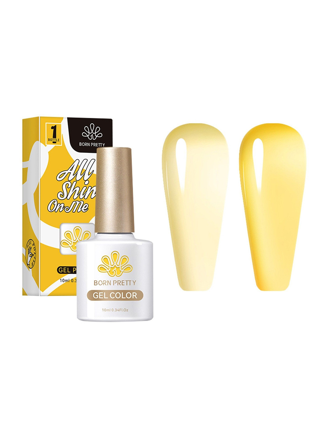 BORN PRETTY Translucent Long Lasting Jelly UV Gel Nail Polish- 10ml - 56347 JN027