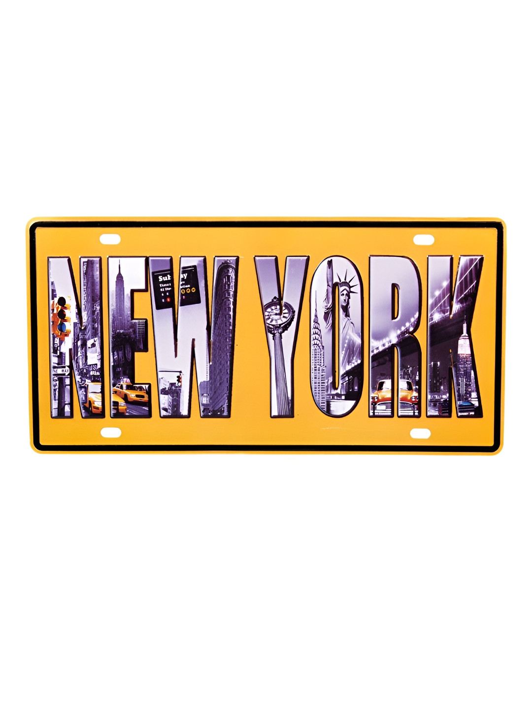 eazy wagon New York Metal Glossy Hanging Hall Signs and Plaques-6In