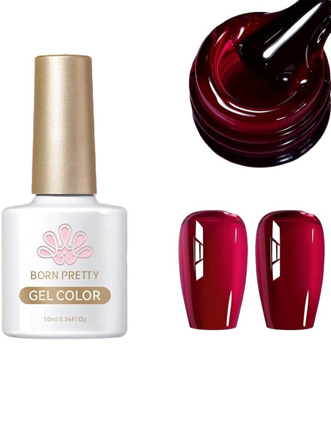 BORN PRETTY Translucent Long Lasting Jelly Gel Nail Polish - 10ml - JN85