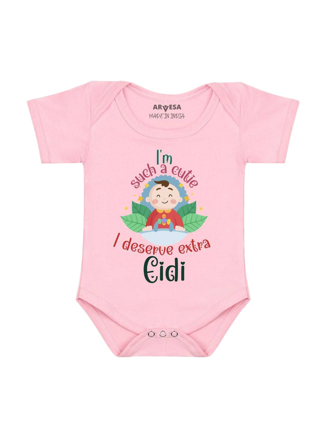 Arvesa I Deserve Extra Eidi  Printed Romper