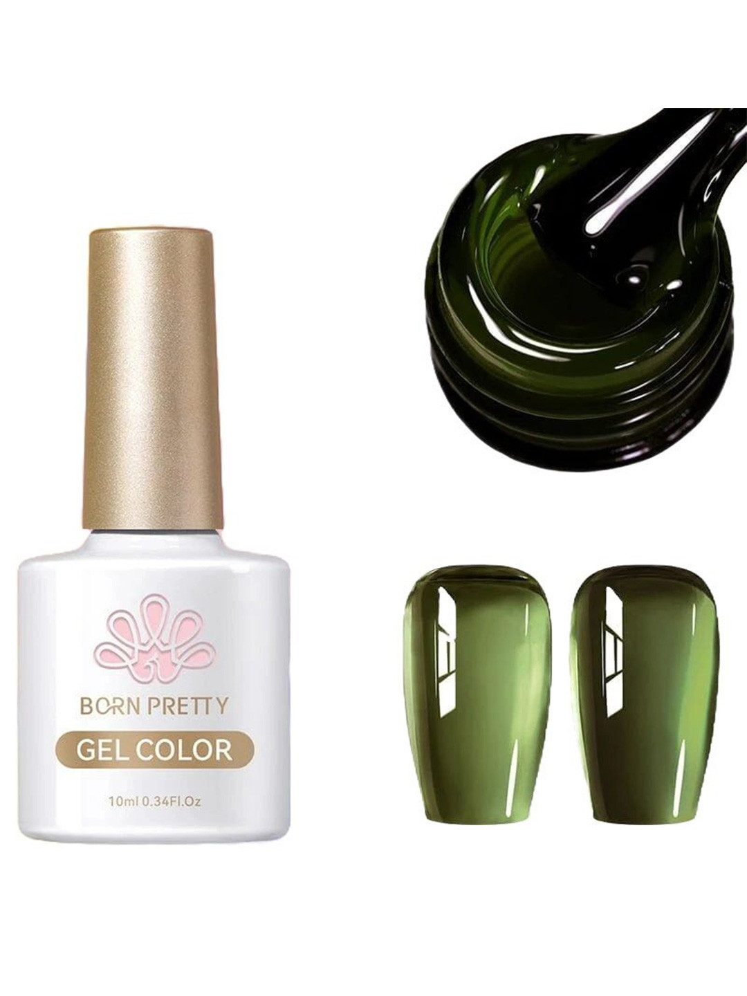 BORN PRETTY Translucent Long Lasting Jelly UV Gel Nail Polish - 10ml - 56347 JN88