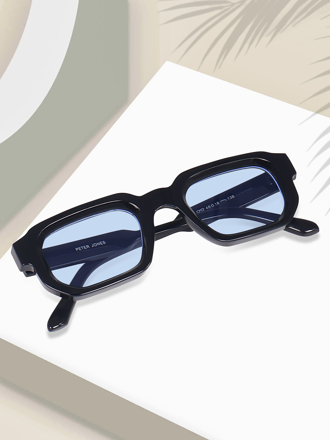 Peter Jones Eyewear Unisex Square Sunglasses with Polarised Lens 3887TB