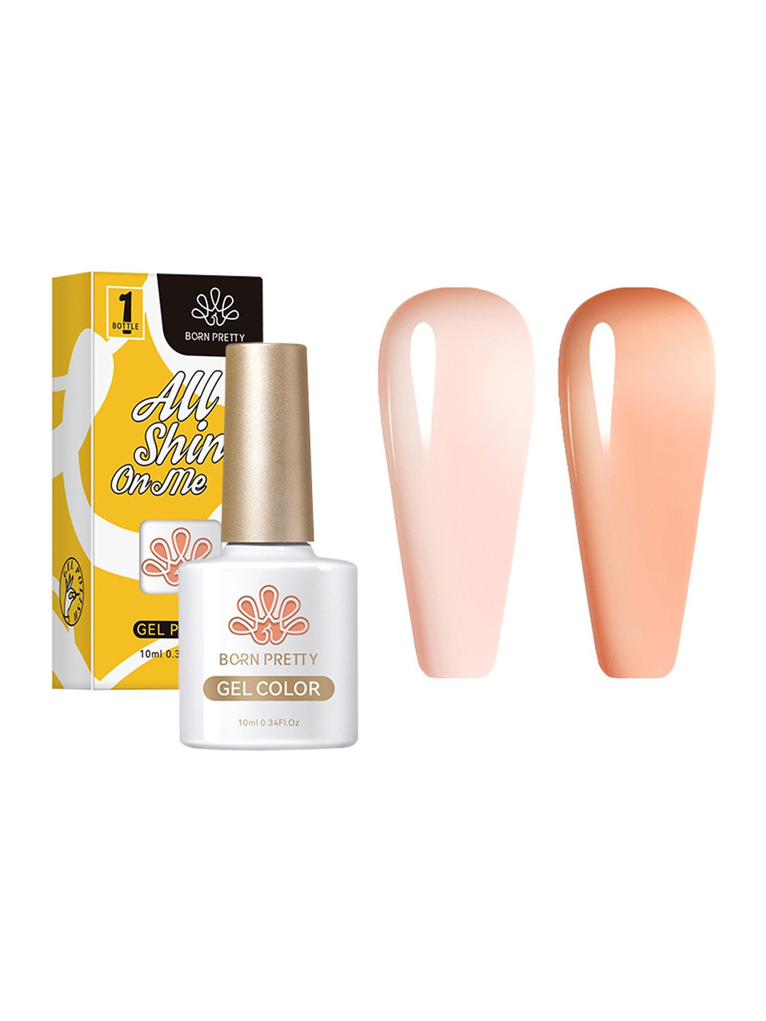 BORN PRETTY Translucent Long Lasting Jelly UV Gel Nail Polish 10 ml - Shade 56347 JN026