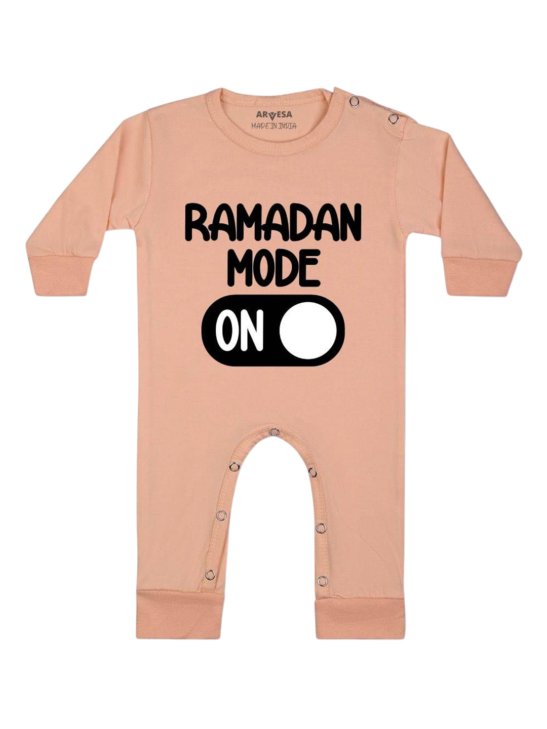 Arvesa Ramadan Mode On Printed Bodysuit