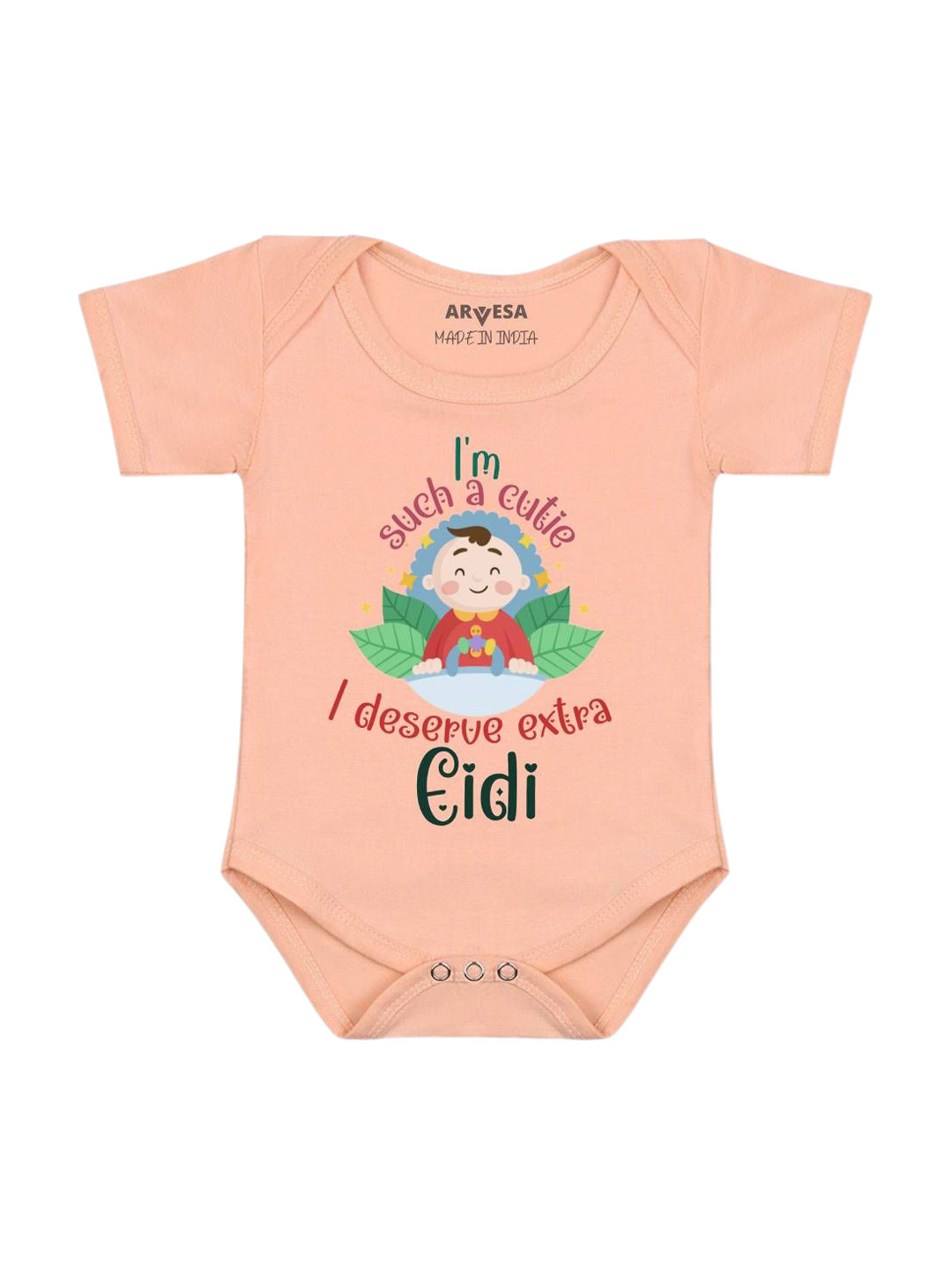 Arvesa I Deserve Extra Eidi  Printed Romper