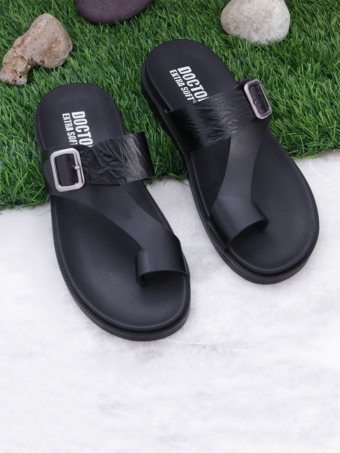 DOCTOR EXTRA SOFT Men Leather Comfort Sandals