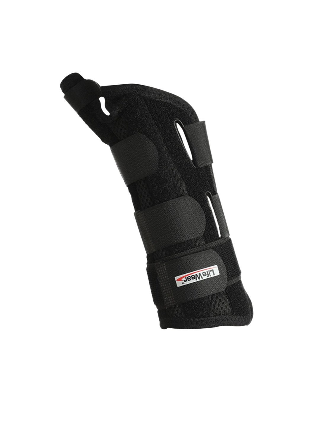 LIFEWEAR Wrist Brace Thumb Stabilizer Support With Semi-Rigid Stays & Adjustable Straps