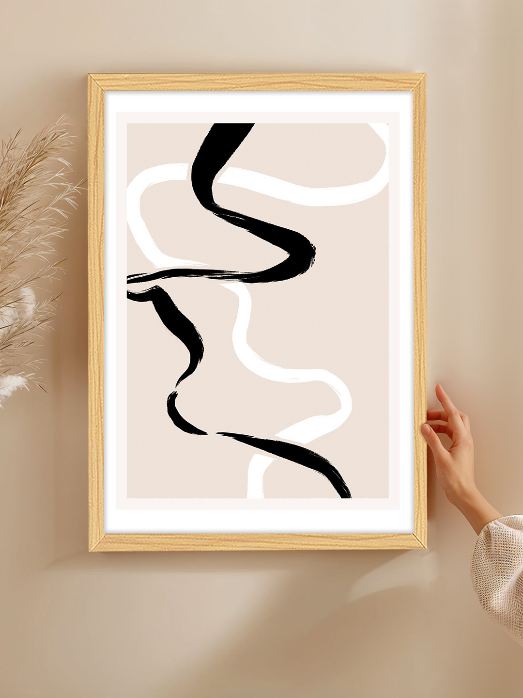 Art Street Synthetic Wood Table Top Rectangle Paintings Wall Art - 22.9 x 16.9In