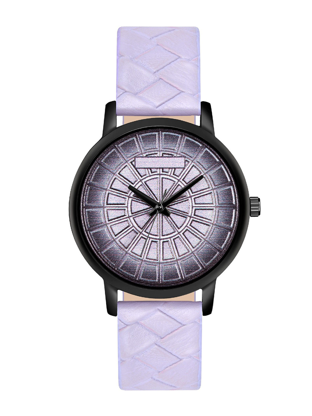 DOUBLERUN Women Dial & Leather Textured Straps Analogue Multi Function Watch H05NMT-509