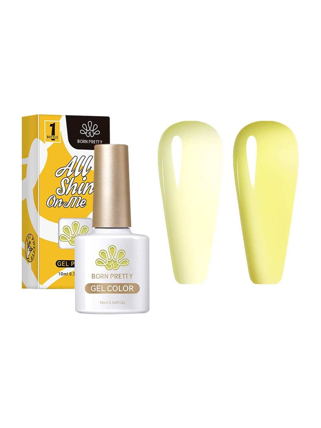BORN PRETTY Translucent Long Lasting Jelly UV Gel Nail Polish - 10ml - 56347 JN032