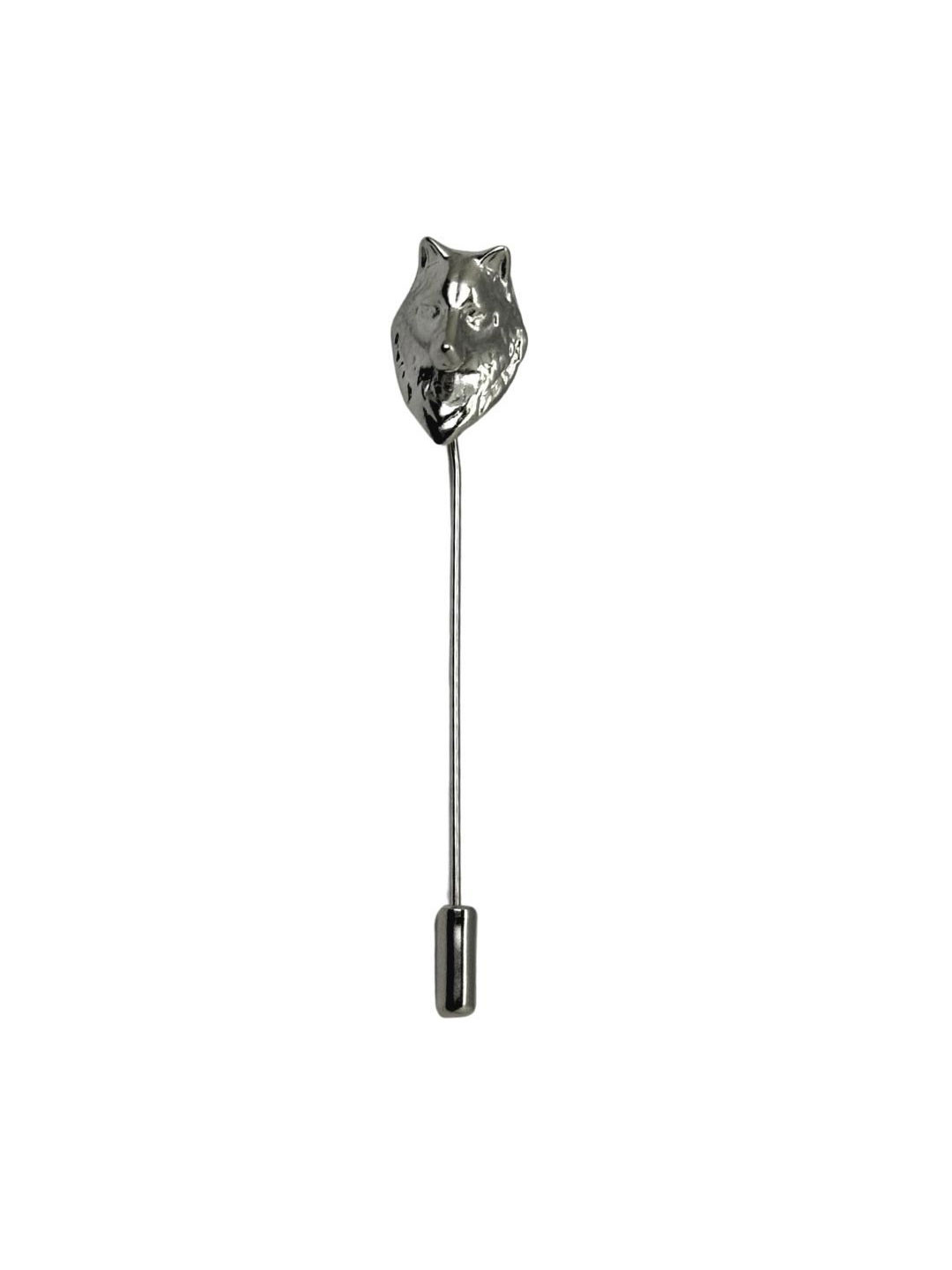 The Tie Hub Men Wolf Head Lapel Pin