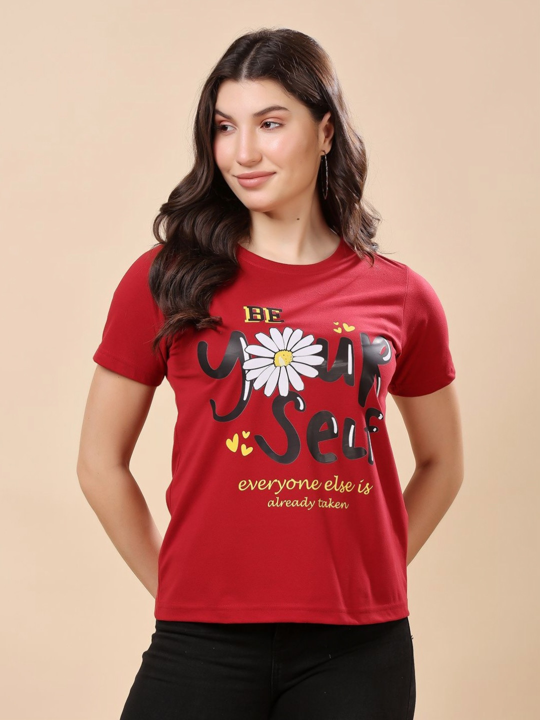 CORSICA Women X-Dry Soft Graphic Printed Round Neck T-shirt