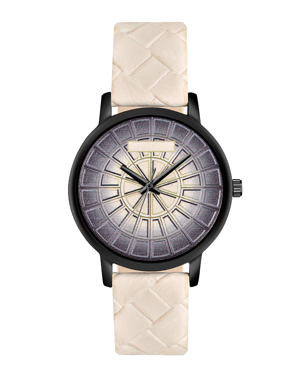 DOUBLERUN Women Dial & Leather Straps Analogue Multi Function Watch H05NMT-508