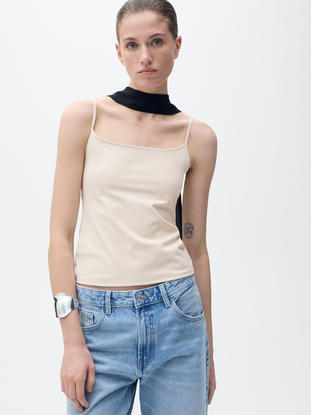 MANGO Sleeveless Cami Top