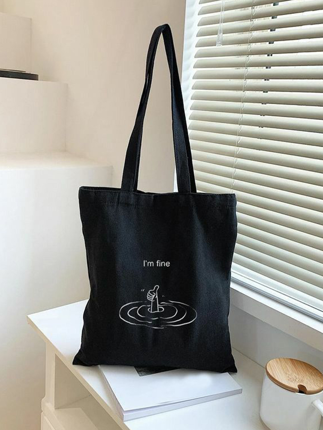 the sack co Colourblocked Oversized Shopper Tote Bag with Tasselled