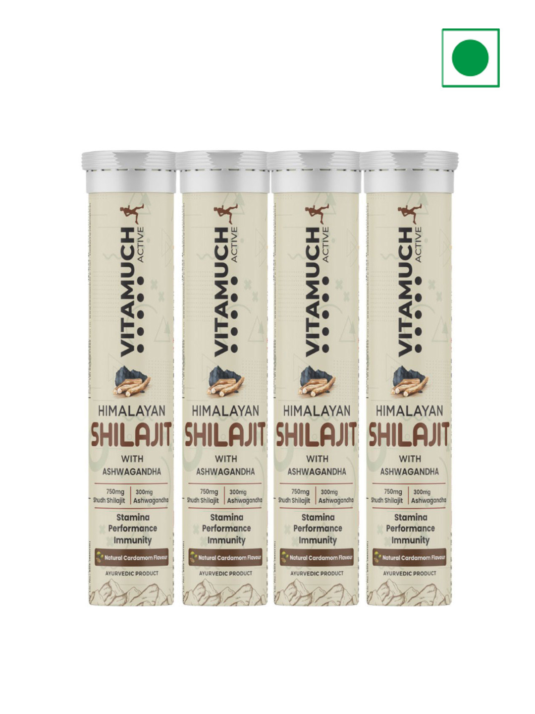Vitamuch Himalayan Shilajit With Ashwagandha For Immunity - 60 Effervescent Tablets