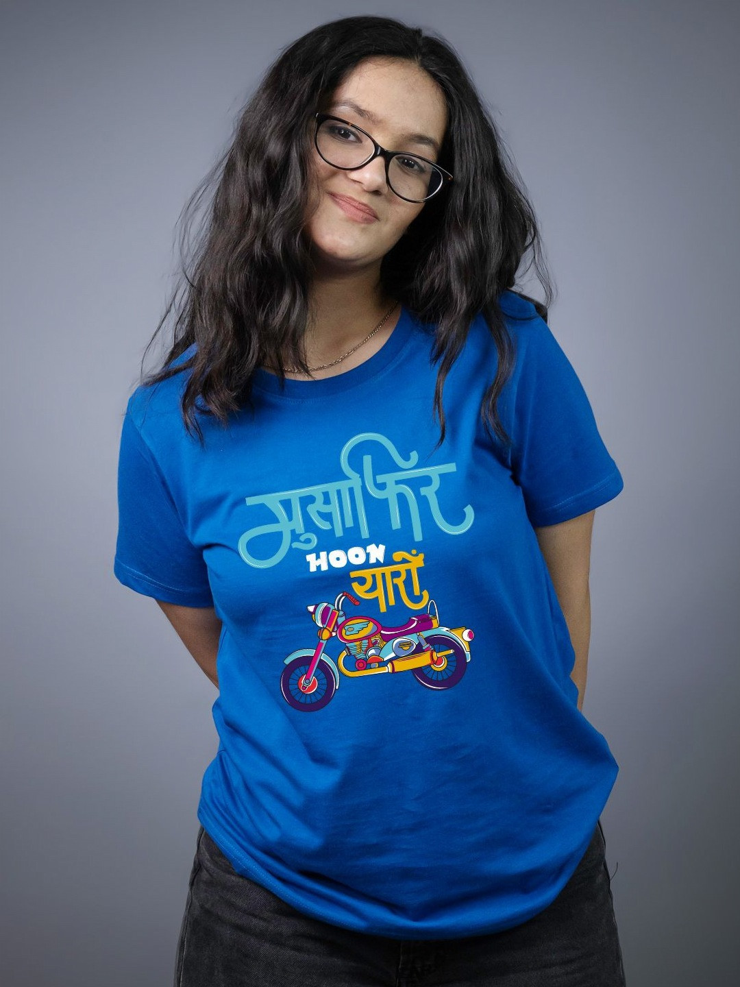 Tedhi Medhi Family Women Printed Extended Sleeves T-shirt