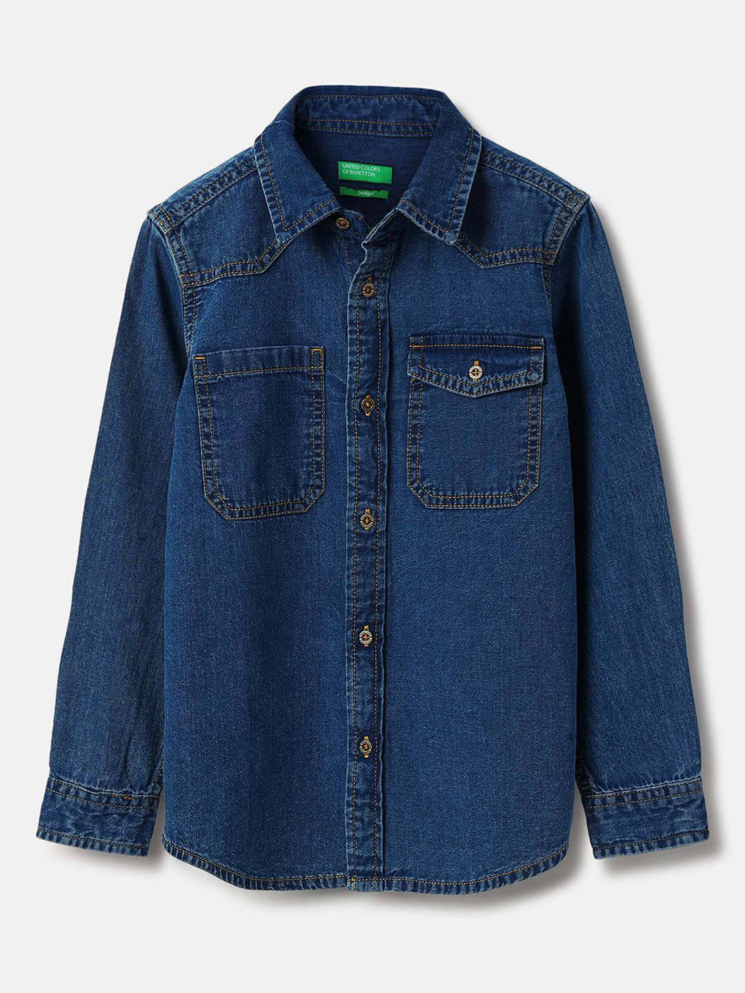 United Colors of Benetton Boys Opaque Casual Shirt