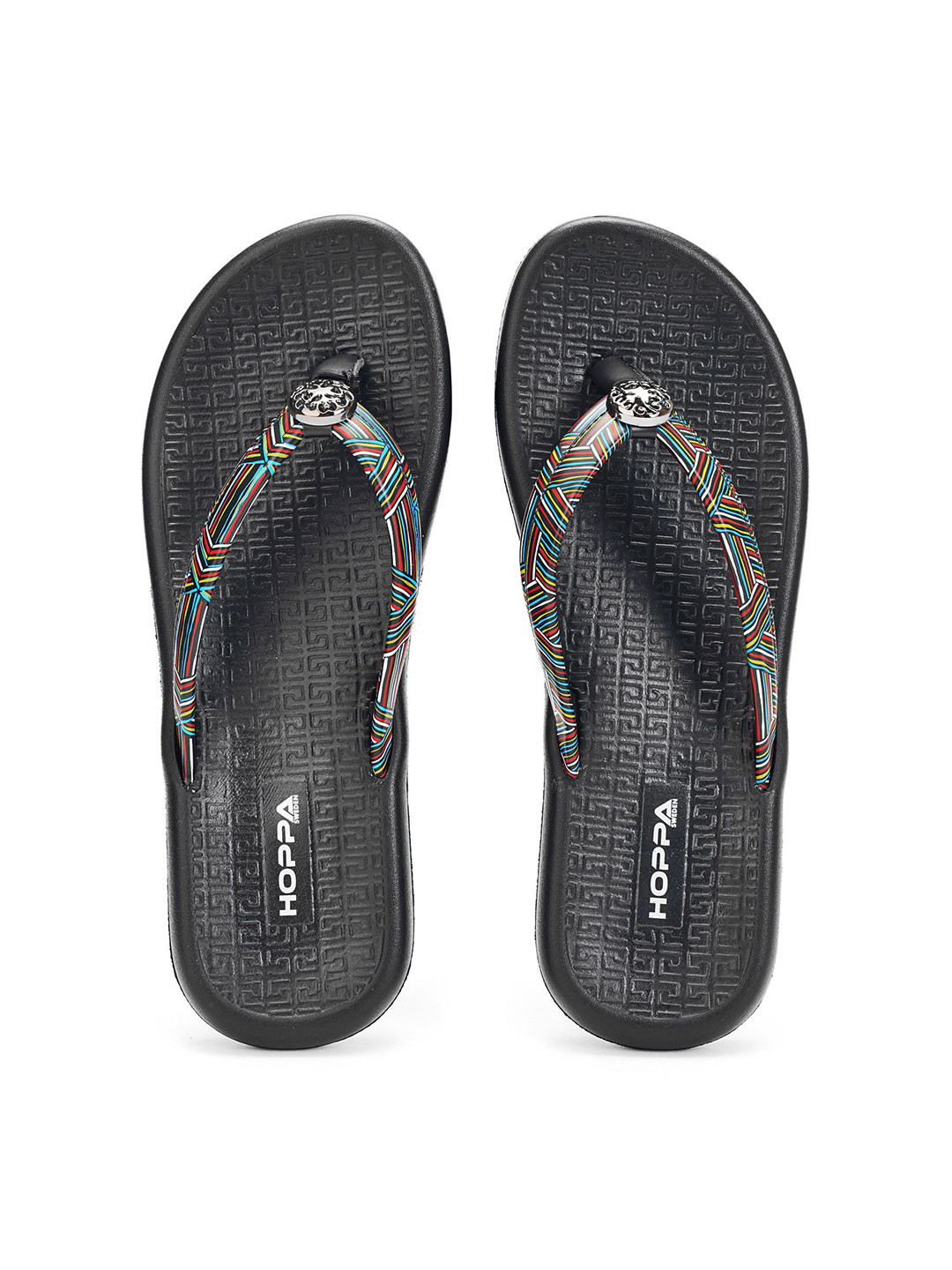 Hoppa Awesome Black Womens Flipflop