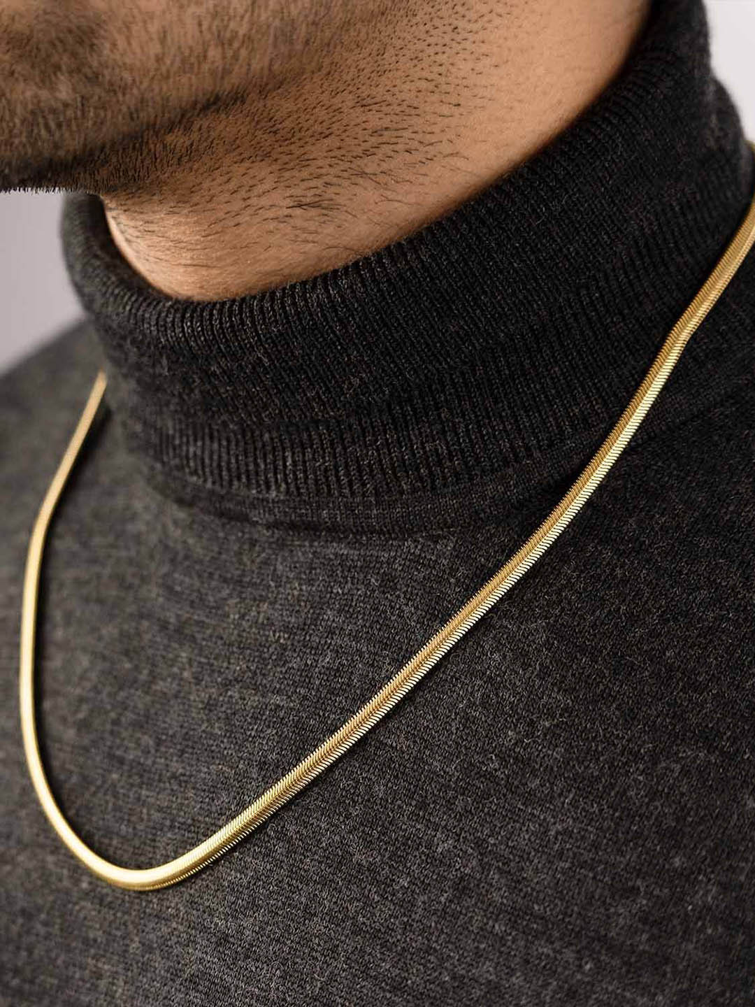 Mesmerize Men Gold-Plated Stainless Steel Minimal Chain