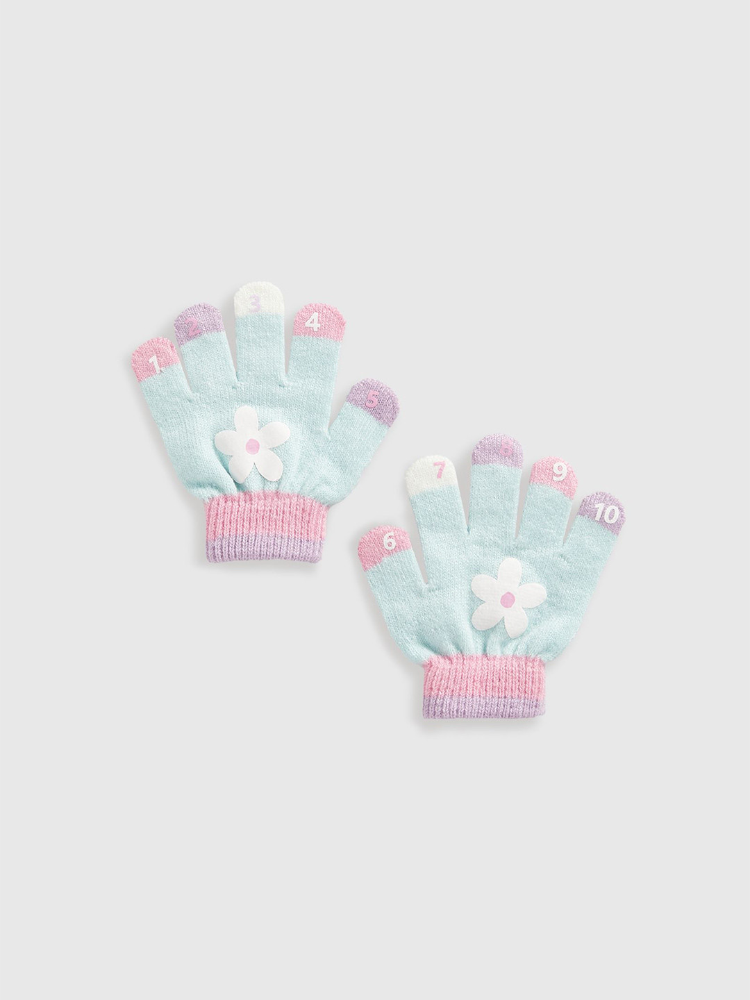 mothercare Girls Daisy Counting Gloves