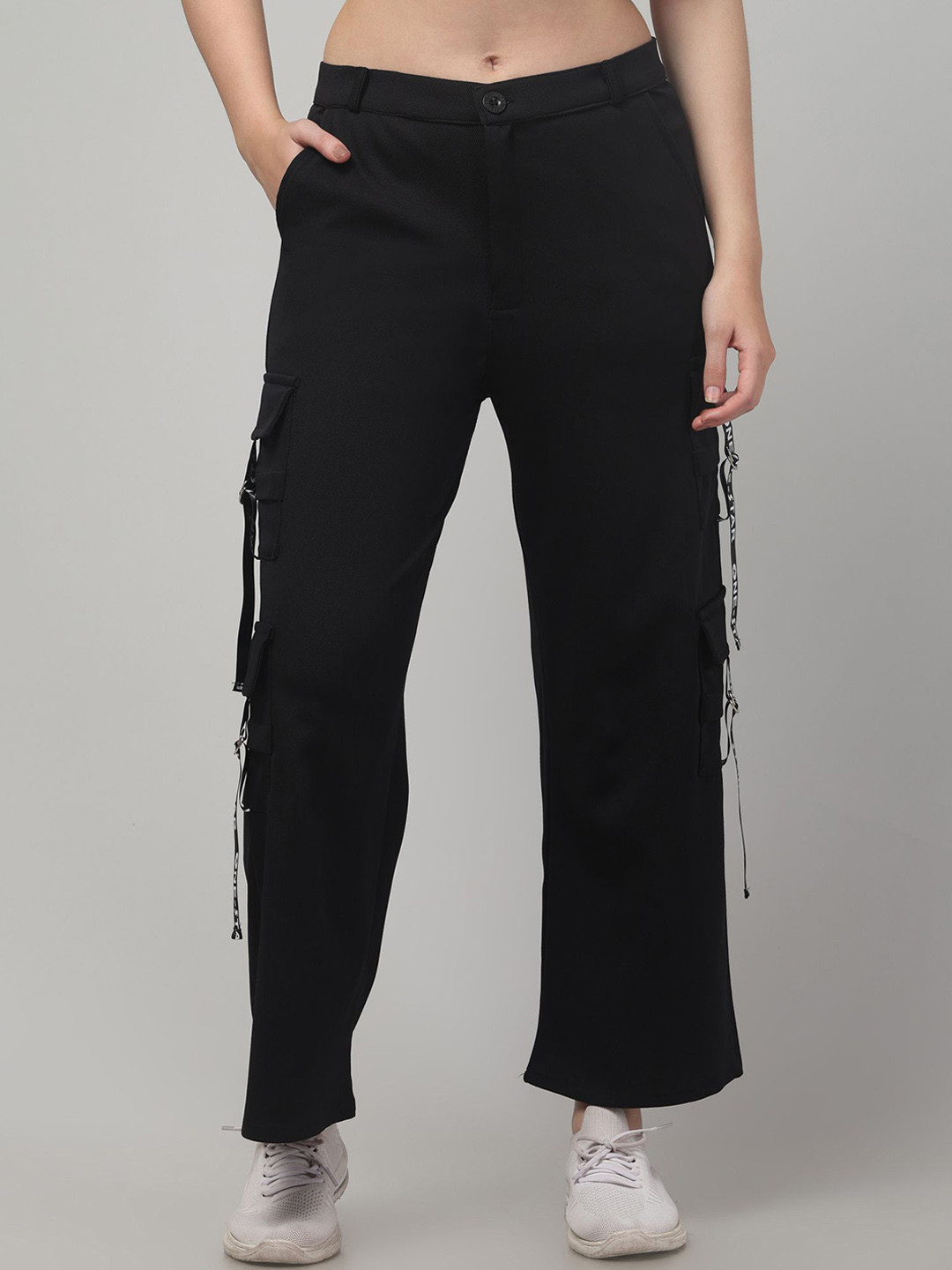 Nomi Indy Made Women Relaxed Fit Solid Cargos