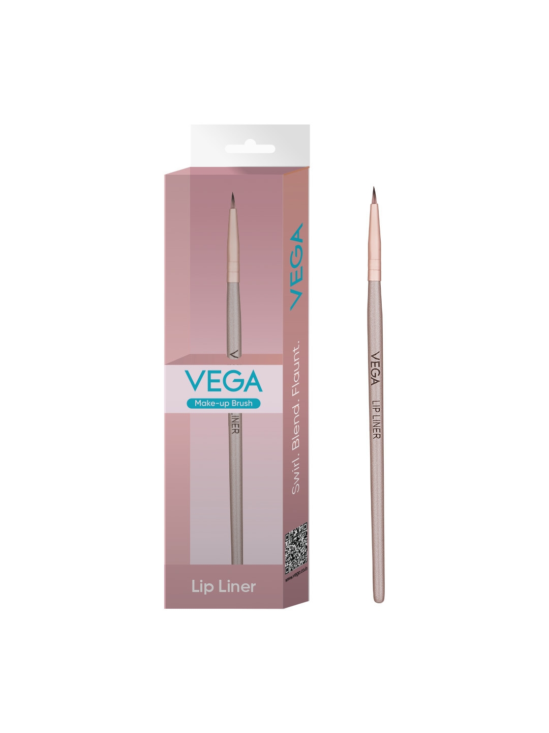 VEGA Lip Liner & Lipstick Makeup Brush For Flawless Finish - MBN-15