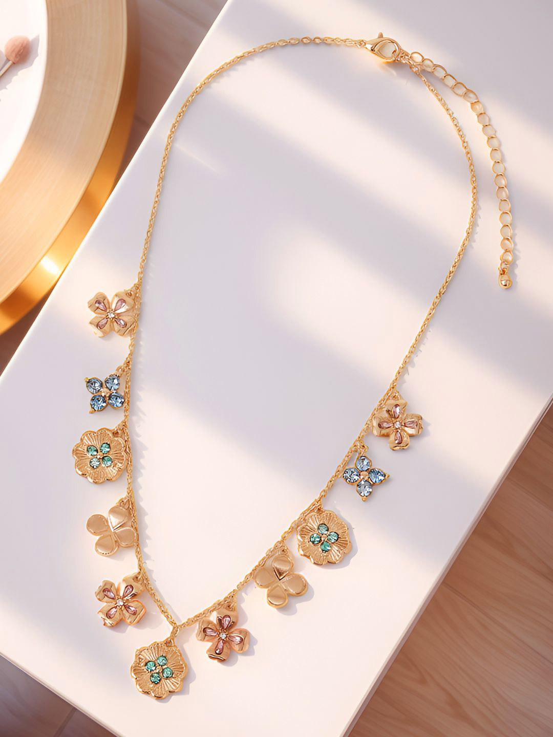 Accessorize Crystals Statement Charm Necklace