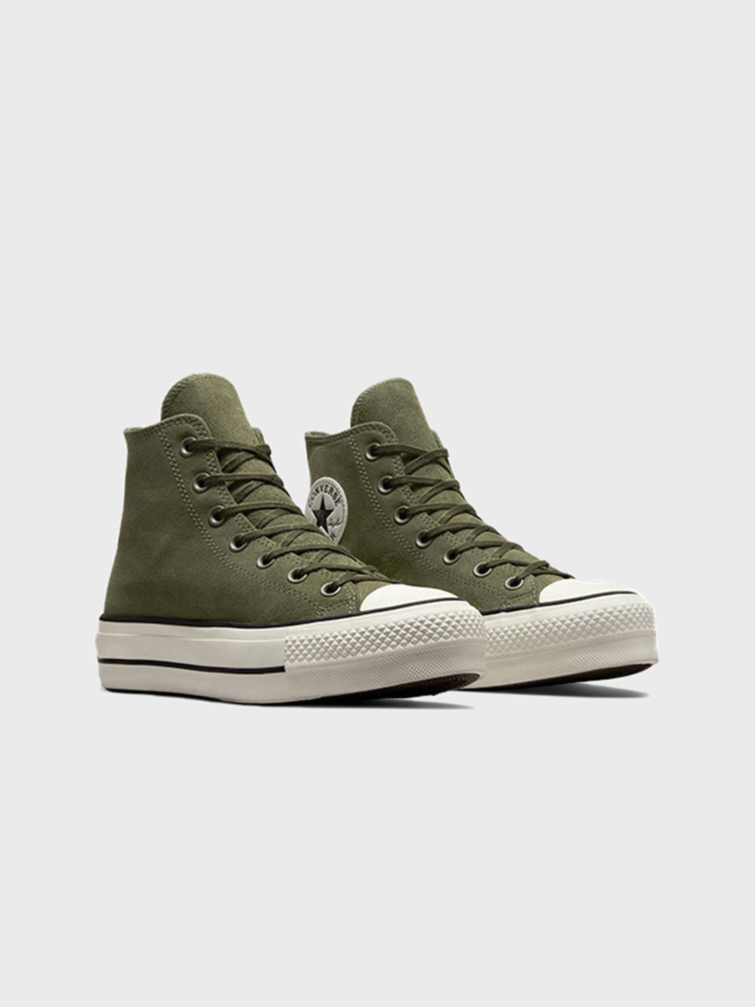 Converse Women Chuck Taylor All Star Lift Platform Colorful Suede High Top Sneakers