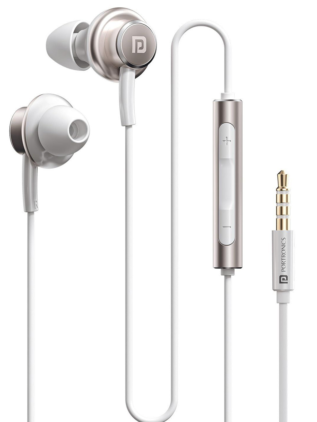 Portronics Conch Sigma A In Ear Wired Earphones with In Line HD Mic