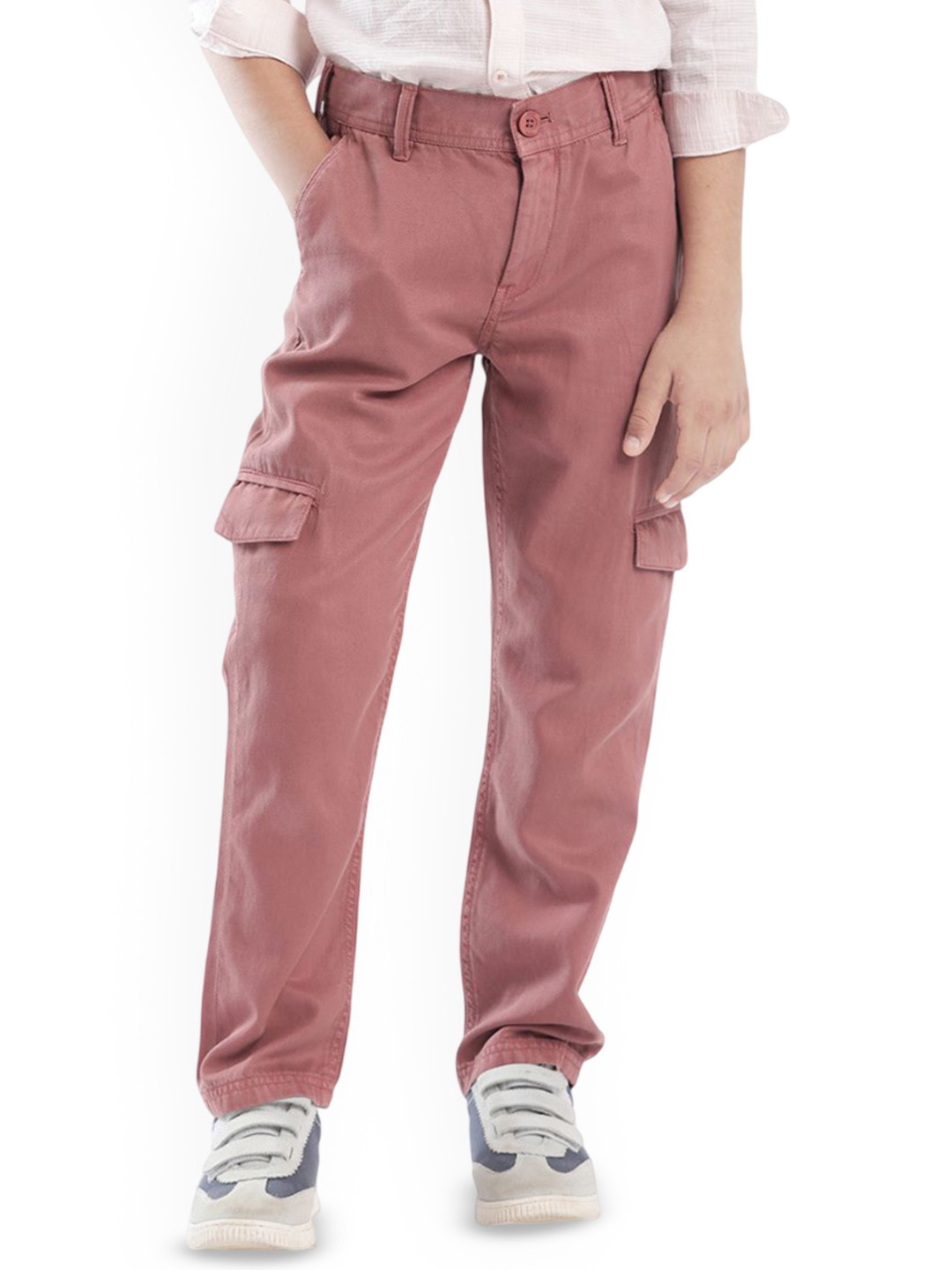 RARE ONES Boy Mid-Rise Loose Fit Cargos