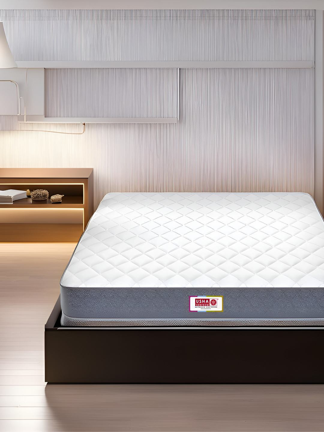 USHA SHRIRAM Tru Spring with NPSS Tech. Bonnell Spring King Size 10 Inch Mattress(78X70)