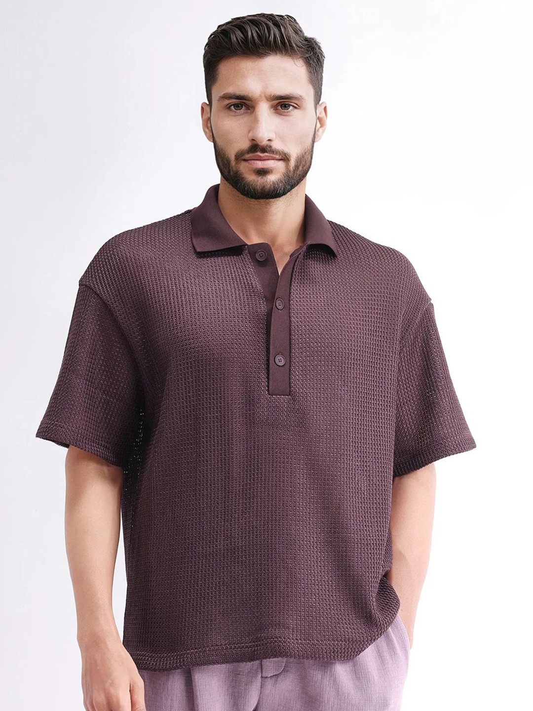 RARE RABBIT Men Men Lbiza Priimary Maroon