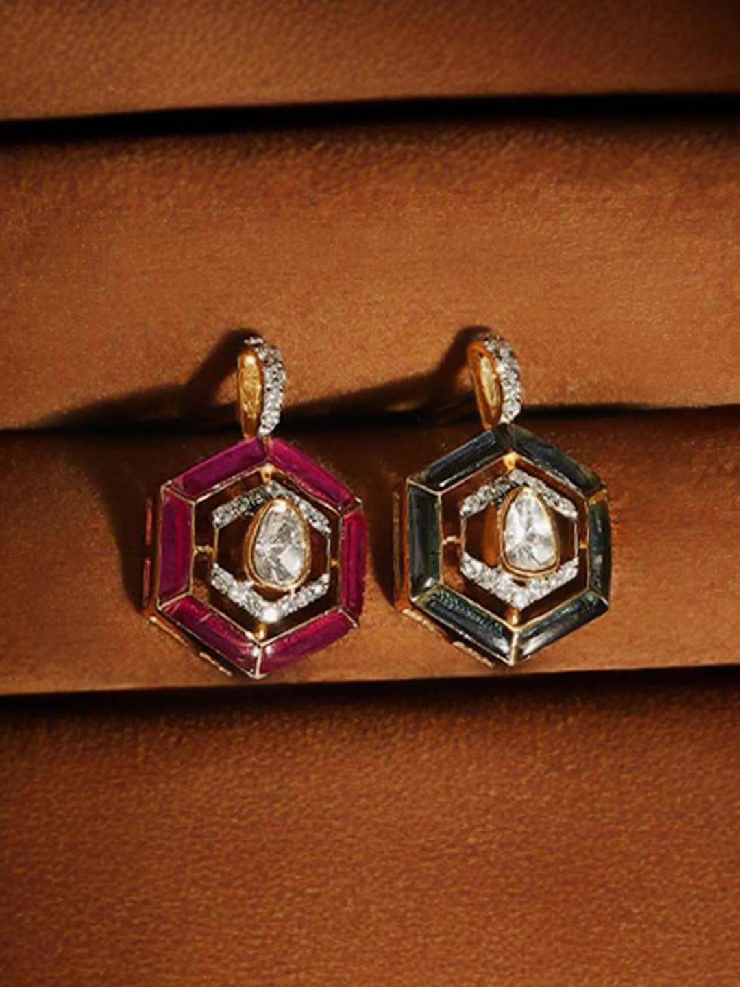 Polki Stories By Raniwala Diamond Polki Earrings