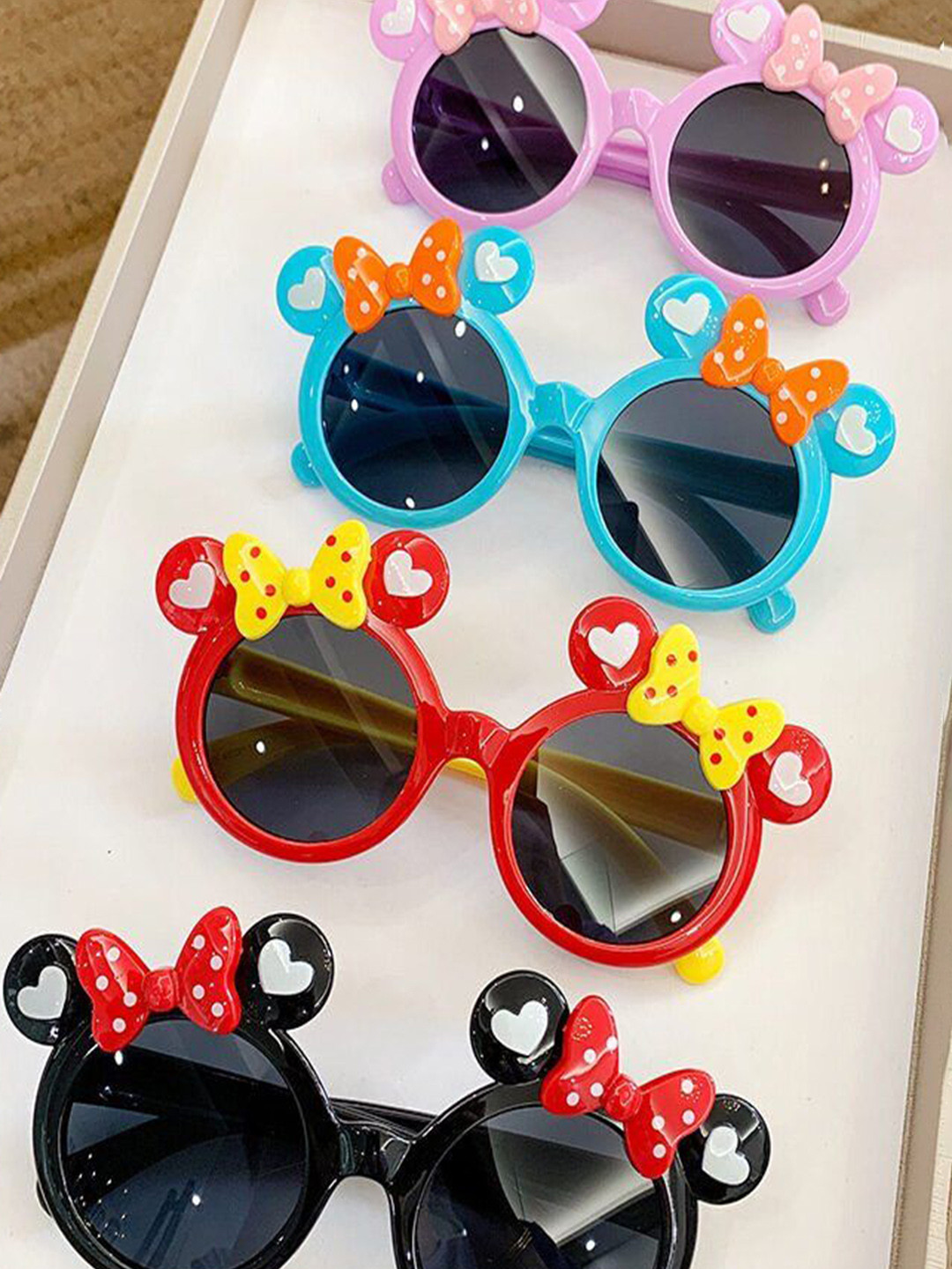 SHOP FRENZY Girl Round Sunglasses with UV Protected Lens