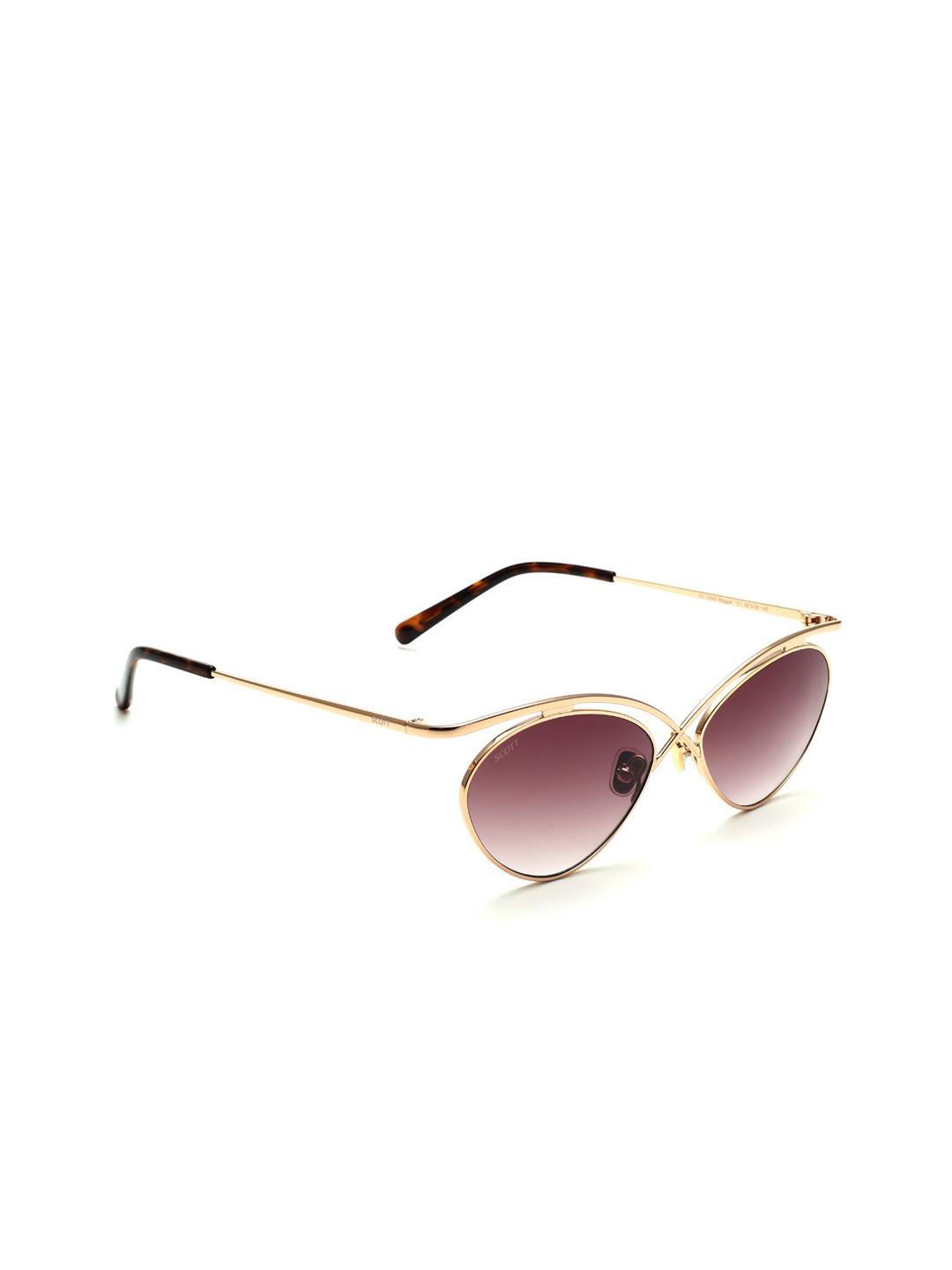 SCOTT Women Oval Sunglasses with UV Protected Lens Scott 2545 C1 Maggie 56