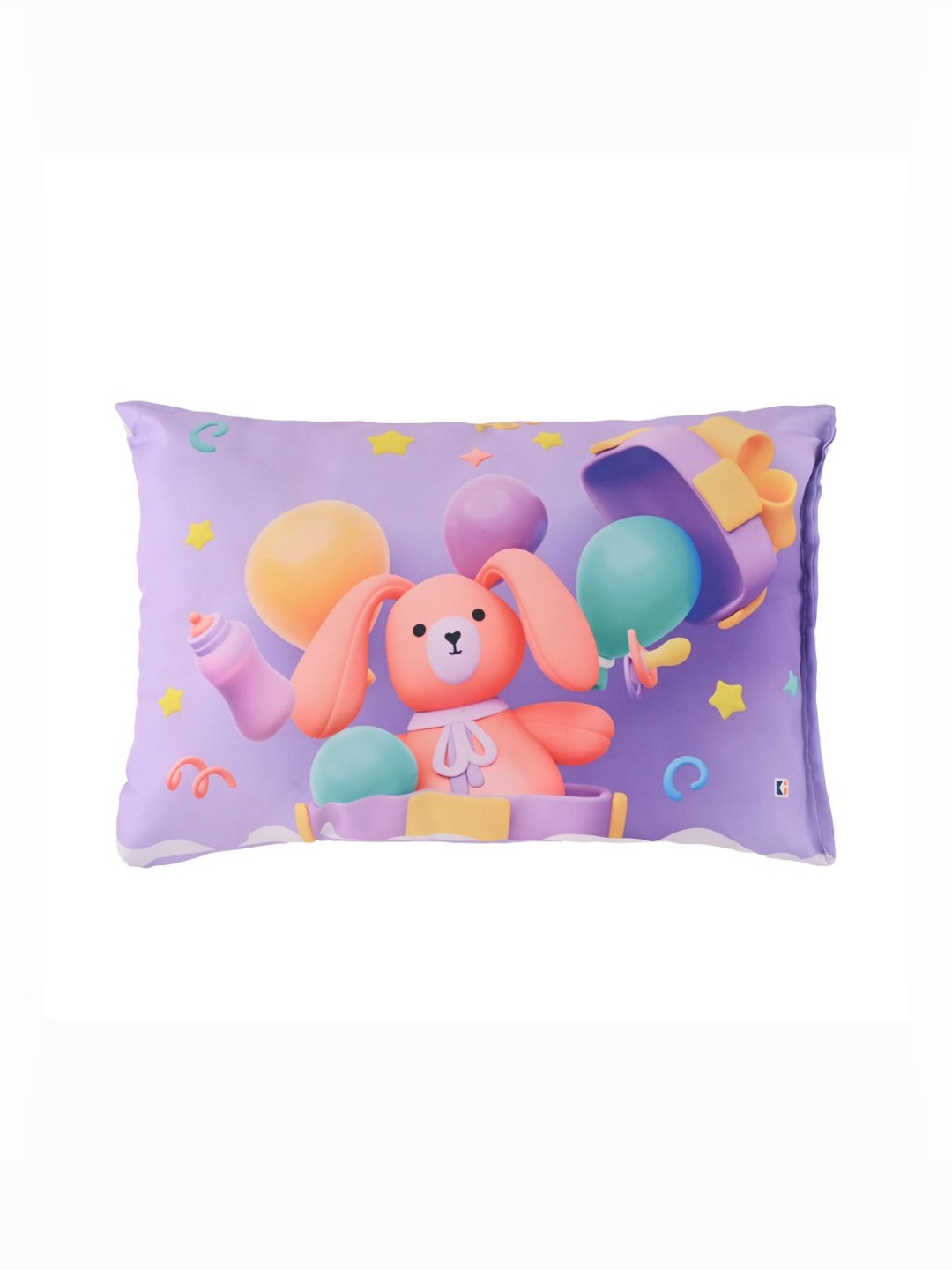 Aura Purple Cartoon Characters Cotton Medium Cotton Sleep Pillow-10 x 30 x 45 cm