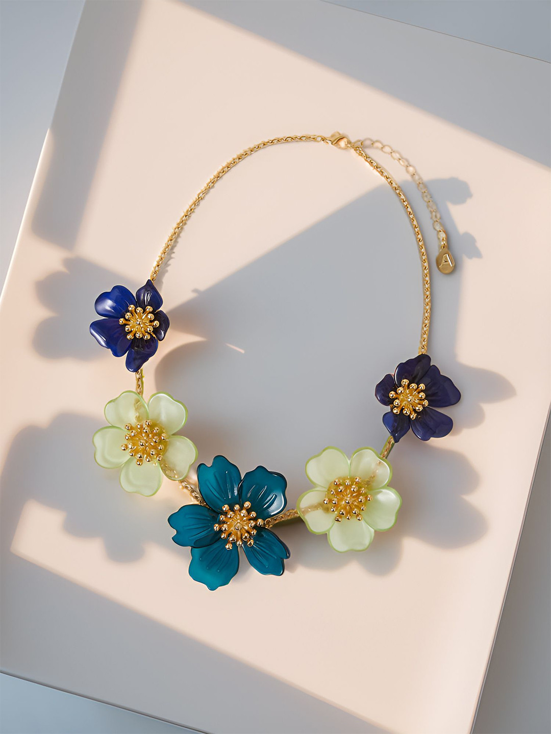 Accessorize Resin Flower Statement Necklace