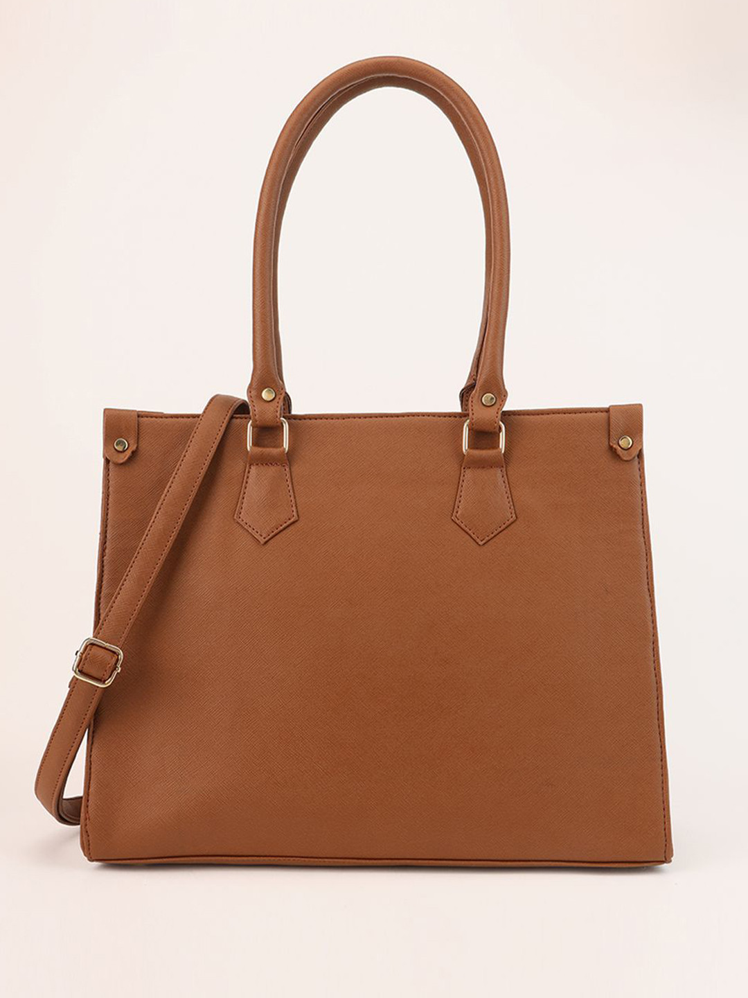 Kacko Structured Tote Bag with Quilted