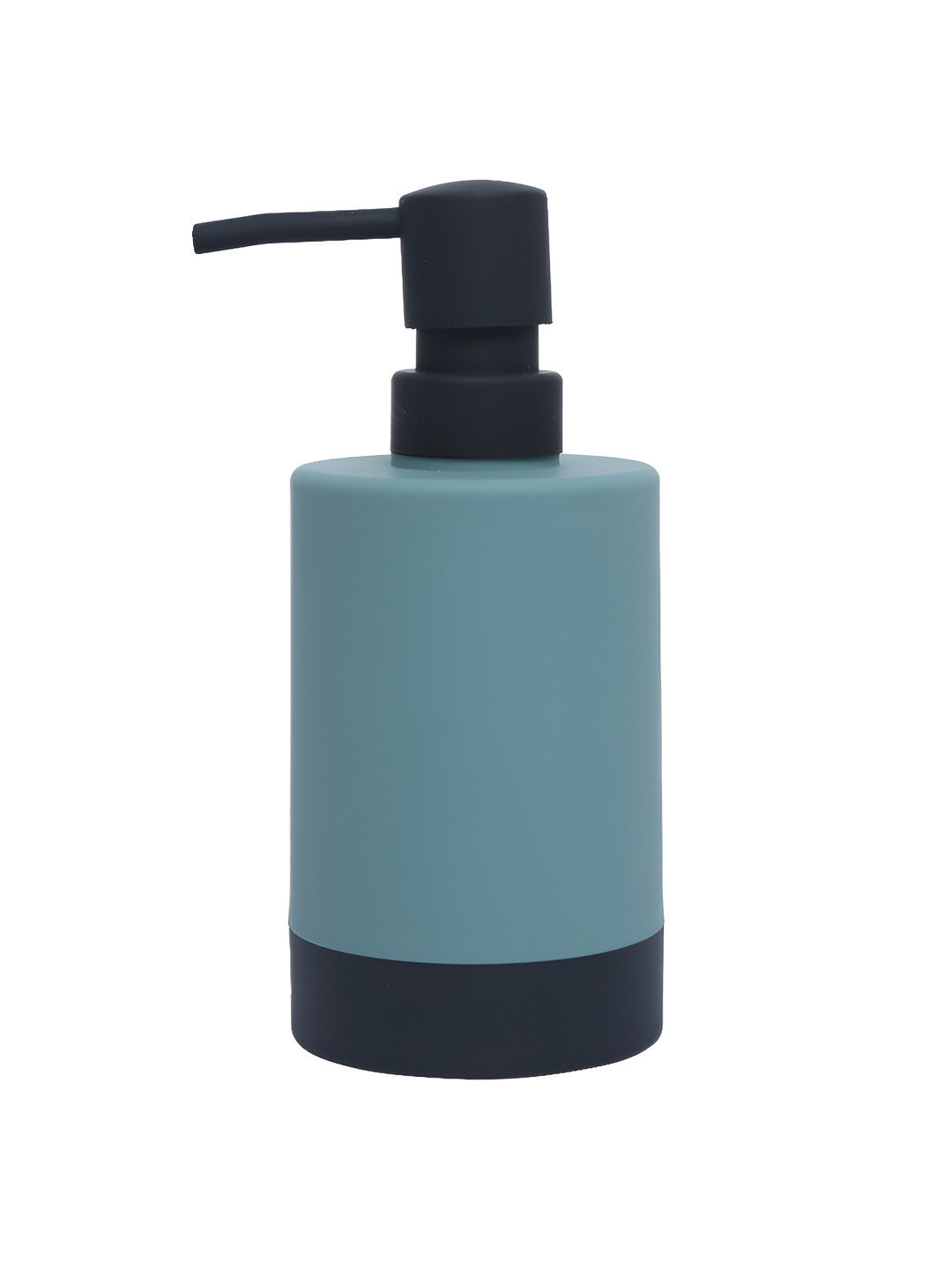 FabSeasons Green & Navy Blue Textured Plastic Soap Dispenser