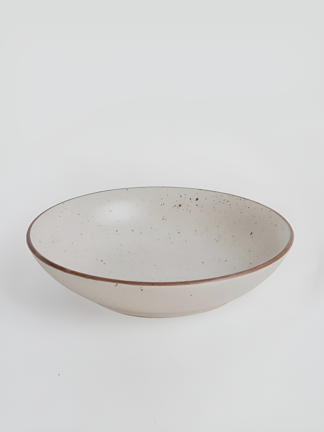 Fabindia Off White Ceramic Dishwasher And Microwave Safe Pasta Plates