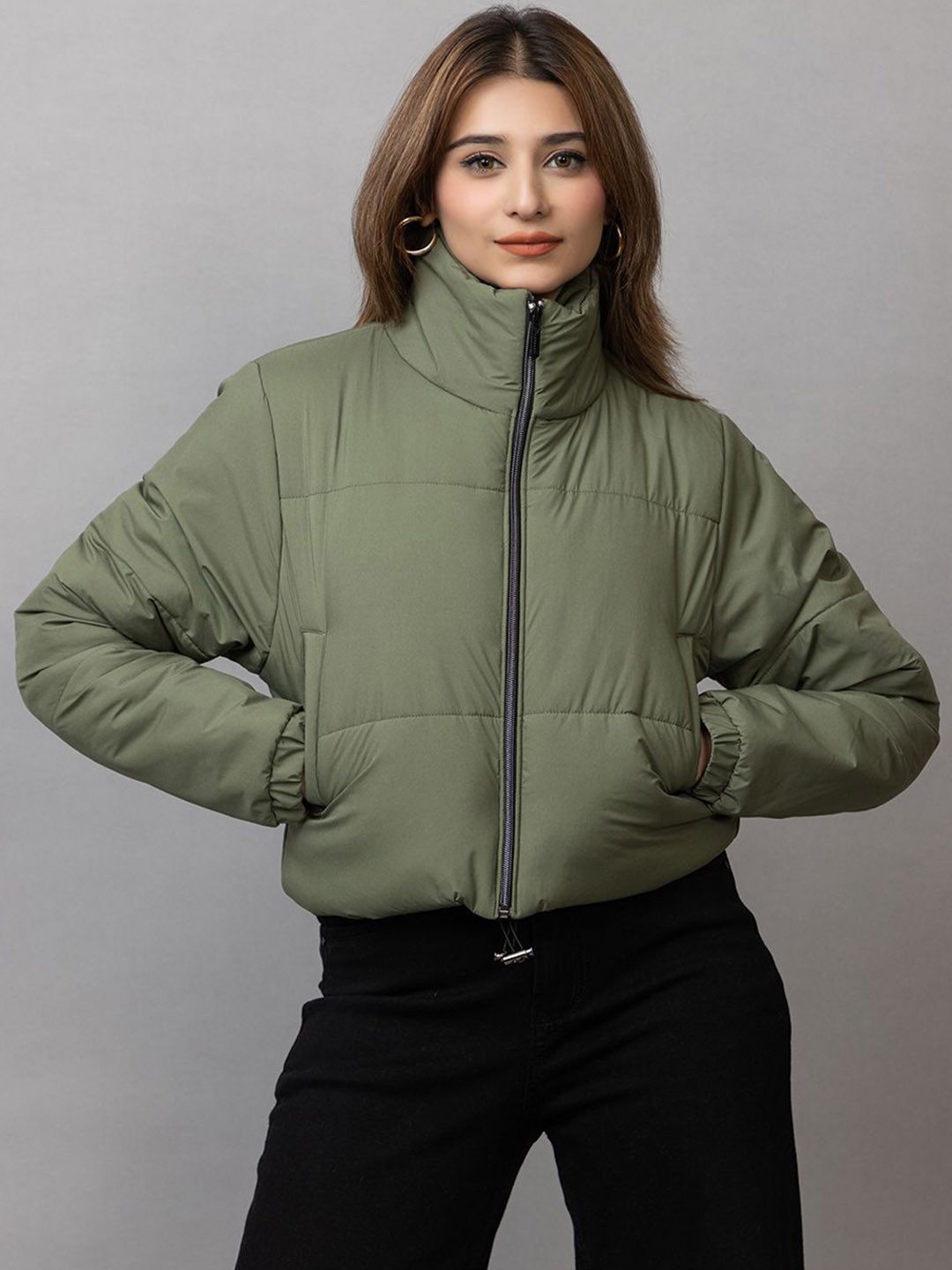 BAYSTREET Women Water Resistant Padded Jacket