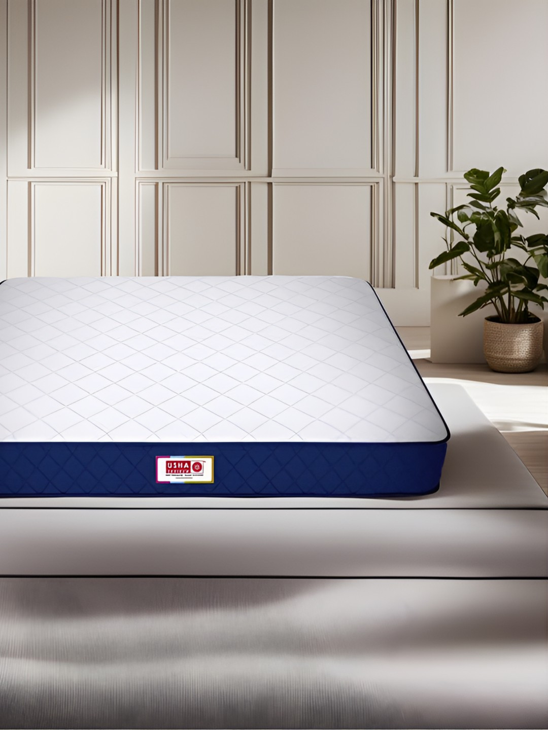USHA SHRIRAM Back Master with NFF Tech. Bonded Foam Single Size 4 Inch Mattress (75X35)