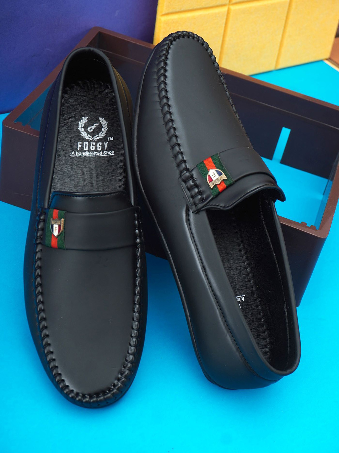 FOGGY Men Square Toe Loafers