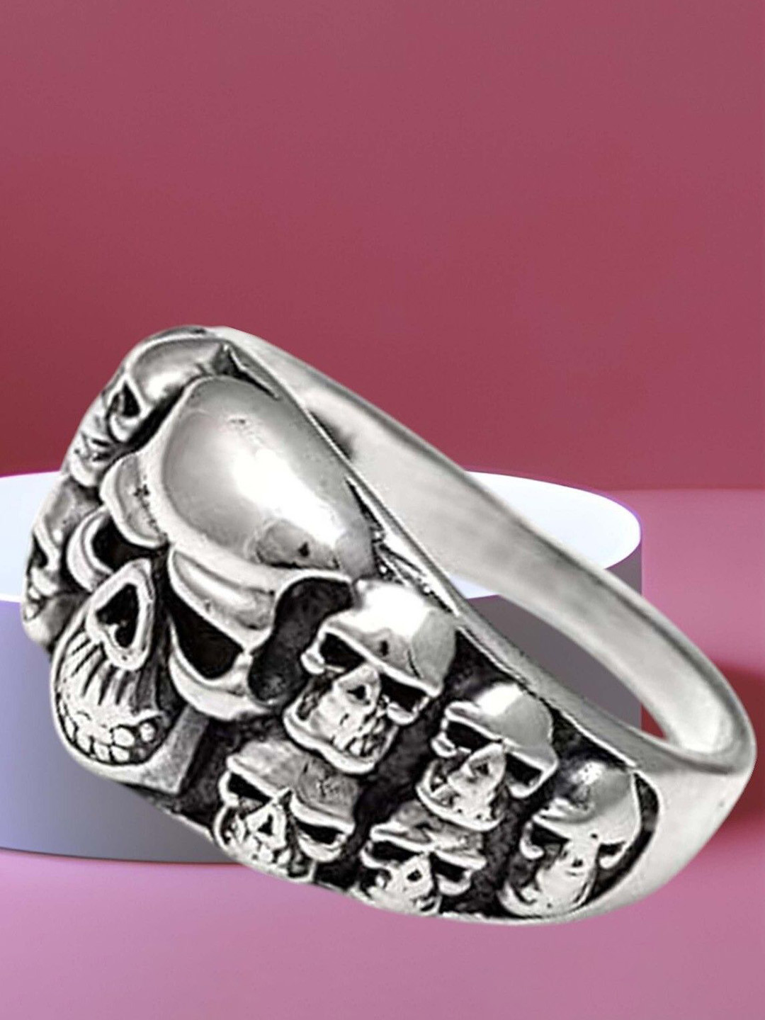 M Men Style Men Sterling Silver Ring