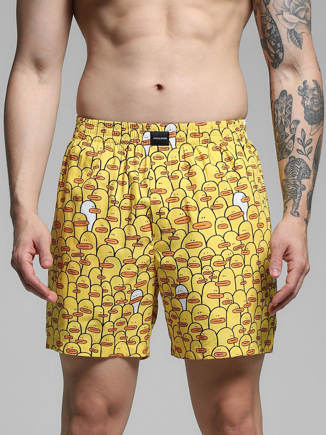 Jack & Jones Men Pure Cotton Printed Boxer 9018584001