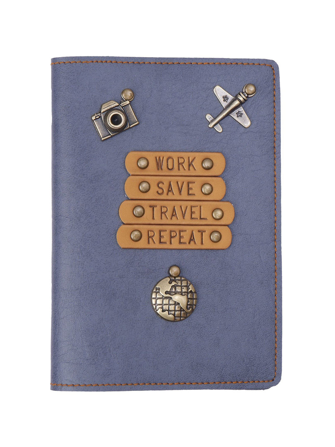 The Junket Men Geometric Passport Cover