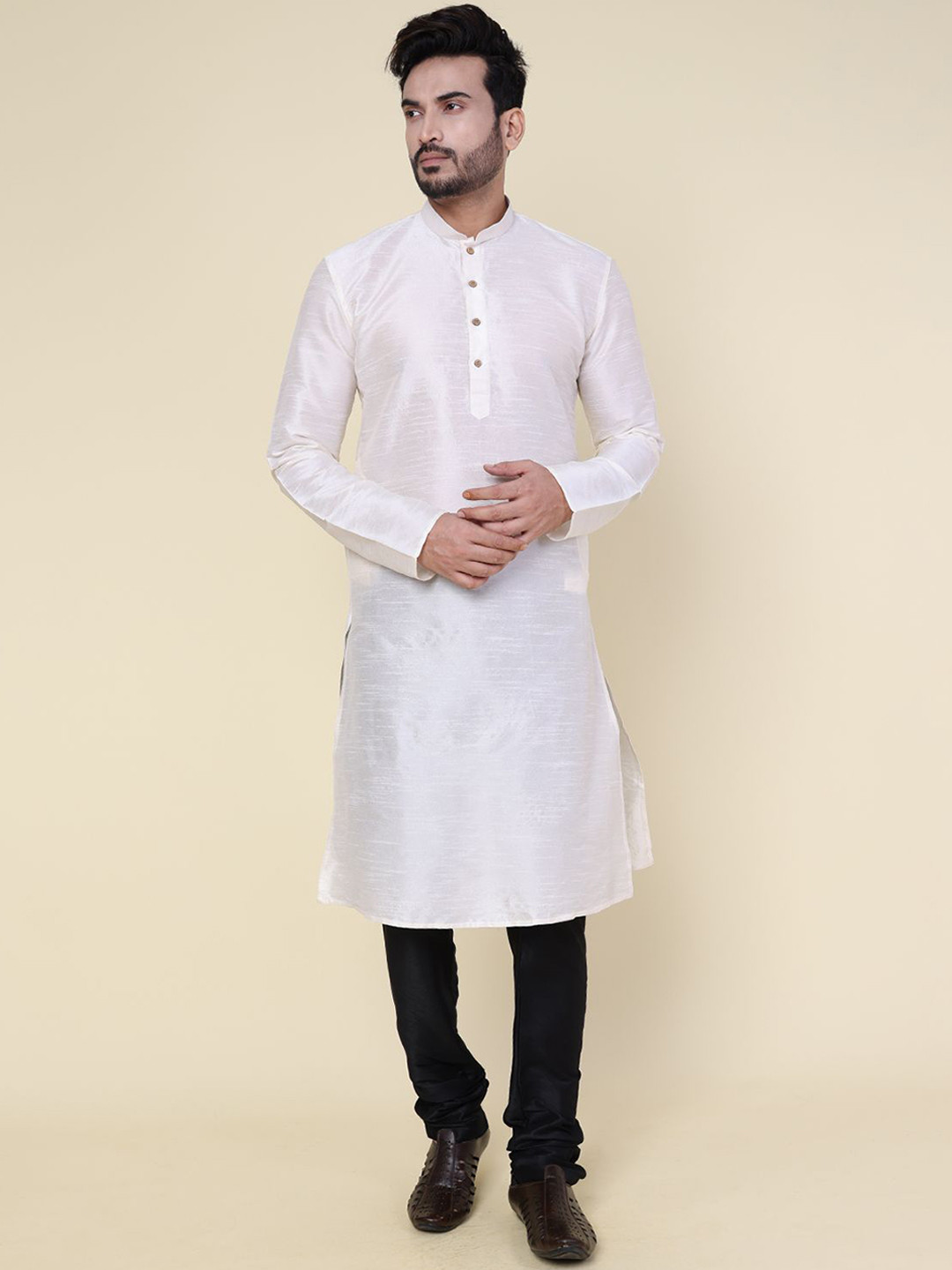 W & G Men Regular Kurta with Churidar