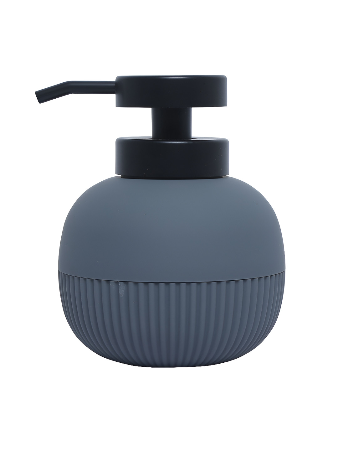 FabSeasons Grey & Black Textured Plastic Soap Dispenser